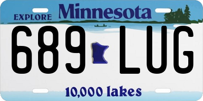 MN license plate 689LUG