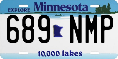 MN license plate 689NMP