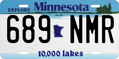 MN license plate 689NMR