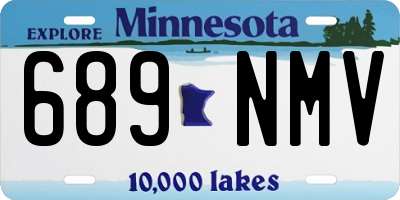 MN license plate 689NMV
