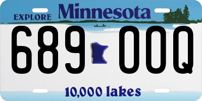 MN license plate 689OOQ