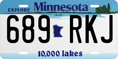 MN license plate 689RKJ
