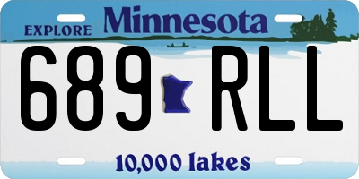 MN license plate 689RLL