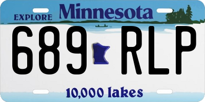 MN license plate 689RLP