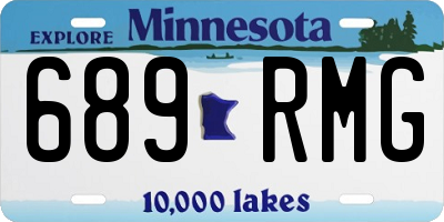 MN license plate 689RMG