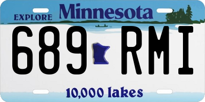 MN license plate 689RMI