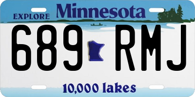 MN license plate 689RMJ