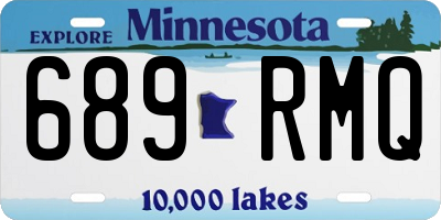 MN license plate 689RMQ