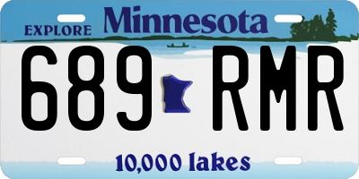 MN license plate 689RMR