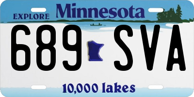 MN license plate 689SVA