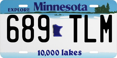 MN license plate 689TLM
