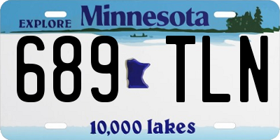 MN license plate 689TLN