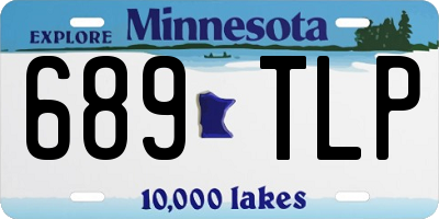 MN license plate 689TLP