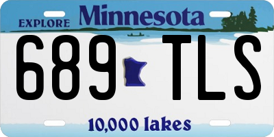 MN license plate 689TLS