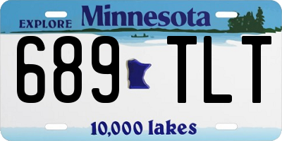 MN license plate 689TLT