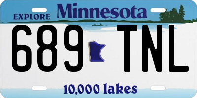 MN license plate 689TNL