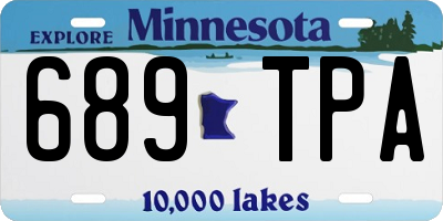 MN license plate 689TPA