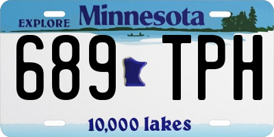 MN license plate 689TPH