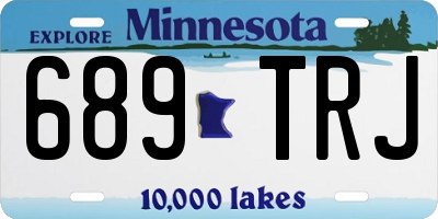 MN license plate 689TRJ