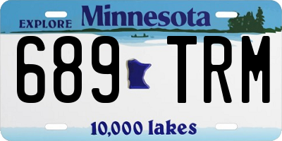 MN license plate 689TRM