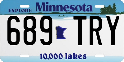 MN license plate 689TRY