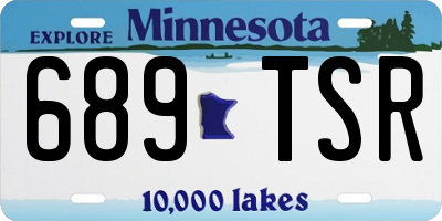 MN license plate 689TSR