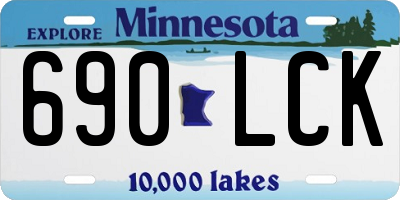 MN license plate 690LCK