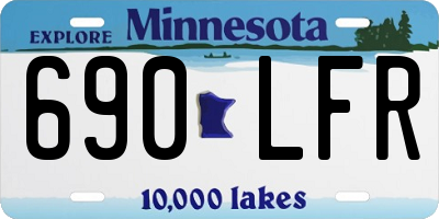 MN license plate 690LFR