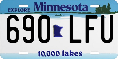 MN license plate 690LFU