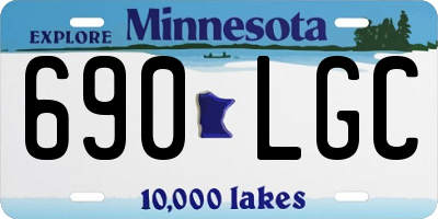 MN license plate 690LGC