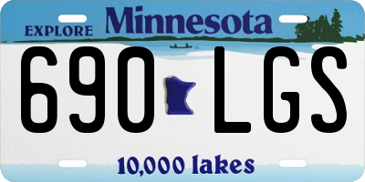 MN license plate 690LGS