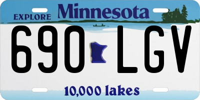 MN license plate 690LGV
