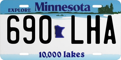 MN license plate 690LHA