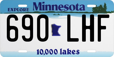 MN license plate 690LHF