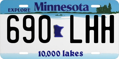 MN license plate 690LHH