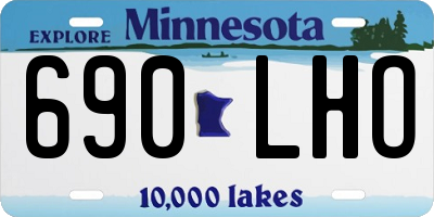 MN license plate 690LHO