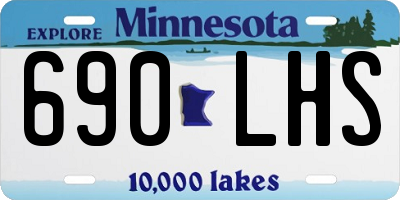 MN license plate 690LHS