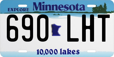 MN license plate 690LHT