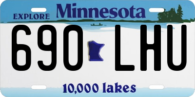 MN license plate 690LHU