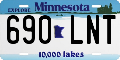 MN license plate 690LNT