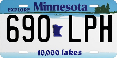 MN license plate 690LPH