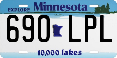 MN license plate 690LPL