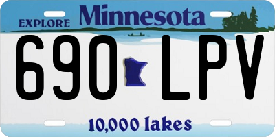MN license plate 690LPV