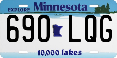MN license plate 690LQG