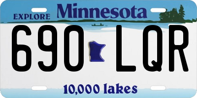 MN license plate 690LQR