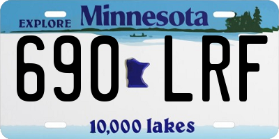 MN license plate 690LRF