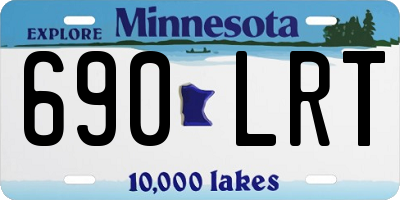 MN license plate 690LRT