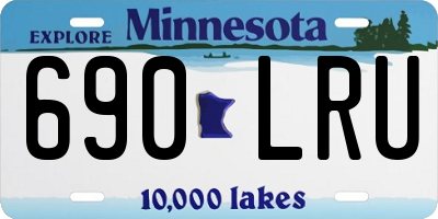 MN license plate 690LRU