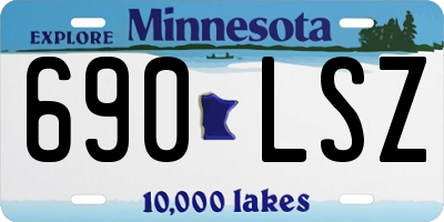 MN license plate 690LSZ