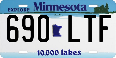 MN license plate 690LTF